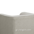 Μοντέρνο γκρίζο ύφασμα περιστρεφόμενη καρέκλα